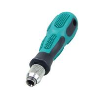 1/4'' Hex Screwdriver Handle Magnetic Self-Locking Adapter Screw Driver Handle Bits Screwdriver Bit Holder Socket Wrench Tools indigo