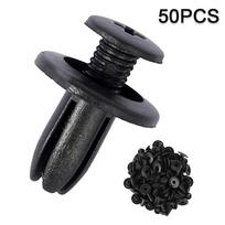 50PCS 6/8/9mm Car Retainer Clips Body Push Retainer Pin Mixed Car Door Decorative Panel Clip For Bumper Door Trim Panel