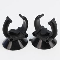 Akvariumo šildytuvo strypas su siurbimo taurele ir sagtimi null black