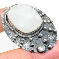 Rainbow Moonstone, Topaz 925 Sterling Silver Jewelry Pendant 2.01  Y1s30
