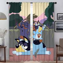Kitchen Curtains for Living Room Curtain B-BlueyS Shades Anti-mosquito Curtains 2 Pieces Partition Blinds Halloween Decoration W50xH70cmx2pcs-CL
