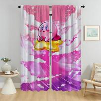 Kirbyes Curtains for Bedroom Elegant Room Curtains 2 Pieces Living Room Curtain Partition Shades Halloween Decoration Kitchen W50xH70cmx2pcs-CL