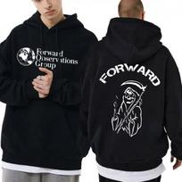 Vorwärts Beobachtungen Gruppe Grafik Hoodie XS juoda