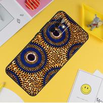 African Wax Pattern Fabric Phone Case For Samsung Galaxy A53 A33 A13 A12 A32 A52 A14 A34 A54 A15 A25 A35 A55 A71 A51 Samsung A35