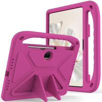Honor Pad 9 2024 12.1 inch HEY2-W09 HEY2-W19 Case EVA Portable Shockproof Kids Safe Handle Stand Tablet Cover Honor Pad 9 2024 rožinė raudona spalva