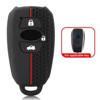 Silikoninis automobilio rakto dėklas Subaru Legacy Impreza Forester Xv Trezia Brz Wrx Levorg nuotolinio pultelio korpuso odos apsauga 3 buttons
