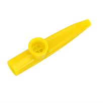 Plastikinis Mini Nešiojamas Kazoo Ukulele Gitaros Partneris Lengvai Išmokstamas Muzikos Instrumentas (geltona)