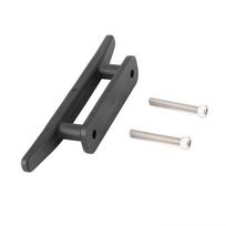 1pc Nylon Kayak Boat Canoe Deck Cleat 2-Hole Open Anchor Base with Screws Accessory gray