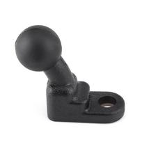 Motociklo laikikliai Fiksuotas rutulio laikiklis izoliuoja amortizatorių su 10 mm skyle black