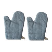 1 Pair Kitchen Mitts Anti Slip Easy to Use Durable Pot Holder Gloves Heat Resistant Oven for