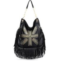 Women's designer brand crossbody shoulder bag with large capacity  long tassel  feminine messenger bag  fashion