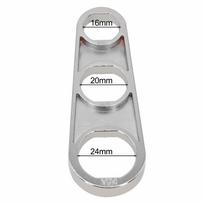 1pc Metal Sliver Faucet Aerator Wrench Water Flow Adjustment Two-In-One Plumber