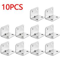 Stainless Steel Angle Code L-Shaped Corner Code 90 Degree Right Angle Fixed Bracket for Furniture Bedframe Cabinet Accessories