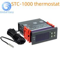 STC-1000 Digital Thermostat: Aquarium, Hatching & Seafood Microcomputer Temperature Controller 24V gray