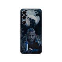 Coque Samsung Galaxy S25 Vikings ragnar lothbrok corbeau Maniacase