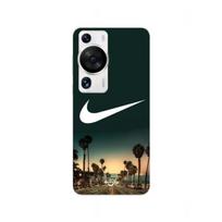 Coque Huawei P60 Pro nike logo arrière-plan Palmiers de Californie la nuit Maniacase