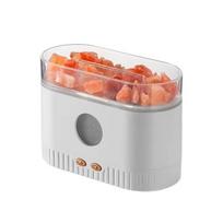 For Air Humidifier Ultrasonic Cool Mist Maker Fogger LED Essential Oil 3D Effect Flame Lamp with Himalayan Salt balta