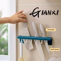 Knife Holder Wall-mounted perforation-free Storage Rack Kitchen Knife Holder Kitchen Utensil Knife Storage Rack