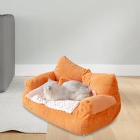 Cat Sofa ,Pet Lounger ,Modern Kennel Nest ,Velvet Non Slip, Pet Couch Bed for Puppy All XL