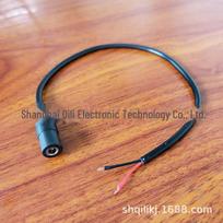 Qili USB moksaterapijos kaklo šildymo pagalvė su žemos įtampos akupunktūros medvilne DC3.5*1.35 female cable brown