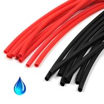 10 pcs 12.7mm heat shrink tube with glue 1m Red raudona