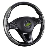 Carbon Fiber Material Steering Wheel Cover for Mercedes B-Class W245 W246 W242 W247 B-Klasse B180 B200 B250E Car Accessories pilka spalva
