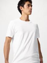 Uniqlo Supima CoTTon T 00 WHITE/UNISEX XS white