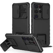 For Galaxy S25 Ultra Black Stand Case for Samsung Galaxy S25 Ultra S24 FE S22 S23 Plus 5G A53 Phone Accessories for Galaxy S24 FE juoda