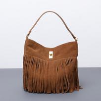 Niche odinė kibiro formos rankinė Madinga Retro kutuota moteriška rankinė Matinė Atsitiktinė Universalus Nešiojama per petį kibiro formos rankinė Small (16 * 16 * 18cm) ruda