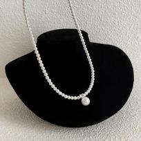 French Retro Zircon Pearl Pendant Necklace Women'S Light Luxury Elegant High Fashion Temperament Versatile Neck Chain Collarbone Chain