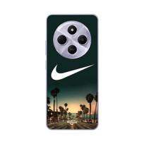 Case Xiaomi Redmi 14C nike logo California Palms at night Maniacase