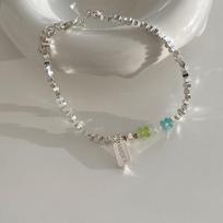 Freshwater Pearl & Green Crystal Bracelet - New 2022 Design for Women SL0806