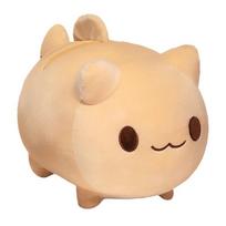 25/30cm Mielas Animacinis Katinas su Žuvies Uodega Pliušinis Žaislas Animacinis Kačiukas Pliušinis Gyvūnas Lėlė Minkšta Mergaitės Bendrabučio Pagalvė Gimtadienio Dovana 25cm geltona
