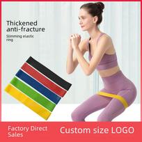 TPE Yoga Elastic Resistance Band for Hip-Lifting & Fitness 5lb žalia