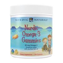 Šiaurietiški Omega-3 guminukai 82 mg EPA/DHA 68 Mandarininis skonis, 120 guminukų