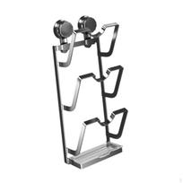 Pot Lid Organizer Rack Kitchen Shelf Space Saving, No Drill Wall Mounted Lids Holder for