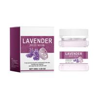 Facial Jelly Mask Aloe Jelly Mask Facial Skin Care Jelly Mask Powder Natural Gel Moisturizing Mask violetinė