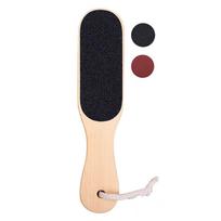 Wooden Pedicure Foot File with Handle for Callus Dry and Dead Skin Removal Heel Scraper for Feet Hands and Body AVE