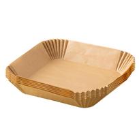 50 vnt. nelimpančio vienkartinio pergamentinio popieriaus orkaitės įklotai, stačiakampio formos dizainas, kepimo reikmenys, patvarūs 50pcs