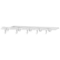 Under Cabinet Hook Plastic Adhesive Strong Bearing Push Pull Storage Hook for Kitchen Bathroom