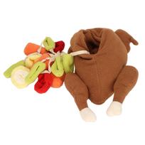 Halloween Roast Turkey Vegetable Sniffing Toys Pets Hide Food Leakage Consumption Physical Training