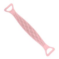 Silicone Brush Towel Back Rubbing Body Massage Scrubber Belt Bath Shower gray