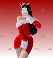 Christmas, Christmas Uniform Set Cos 2024 New Christmas Costume Full Set Santa Halloween One size brown