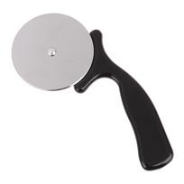 Stainless Steel Wheel Pizza Cutter Pizza Tool Kitchen Accessories AVE juoda
