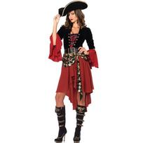 Helovino kostiumas Maskarado vakarėlis Karibų piratai Suaugusi moteris Karibų piratai Sceninis kostiumas 2XL brown