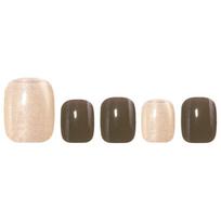 Wake Make Gelinis nagų/pedikiūro lipdukas (Easy Fit+) Pedi 10 nude brown