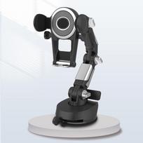 Multifunctional Suction Cup Phone Holder for Trucks with Multi-Angle Adjustment black