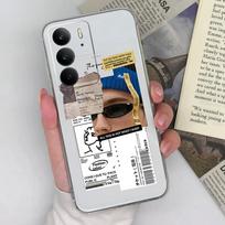 Phone Cases For OPPO Realme 13+ C75 Neo7 Find X8 Pro Reno 13 Pro 13F P1 Speed Lucky Girl Soft Clear Silicone Anti Slip Back Covers For Oppo Shell Capa Realme C75 4G