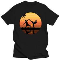Fashion Muay Thai T Shirt for Men O-neck Short Sleeved Kickboxing Boxers Thailand Casual Tee Pre-shrunk Cotton Oversized T-Shirt S smėlis