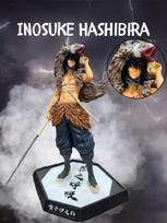 Inosuke Hashibira Demon Slayer Action Figure Toy Inosuke Hashibira Demon Slayer Anime 30cm 30 mėlyna